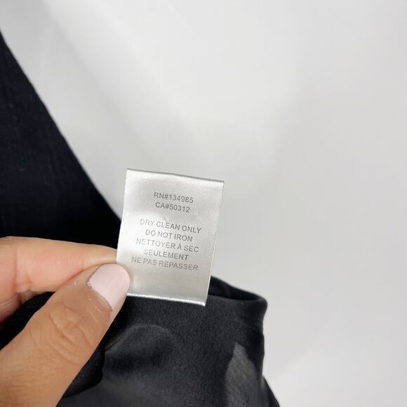 For Love and Lemons Small S Black Lace Back Halter Tank Top Sexy Open Back - Picture 8 of 10